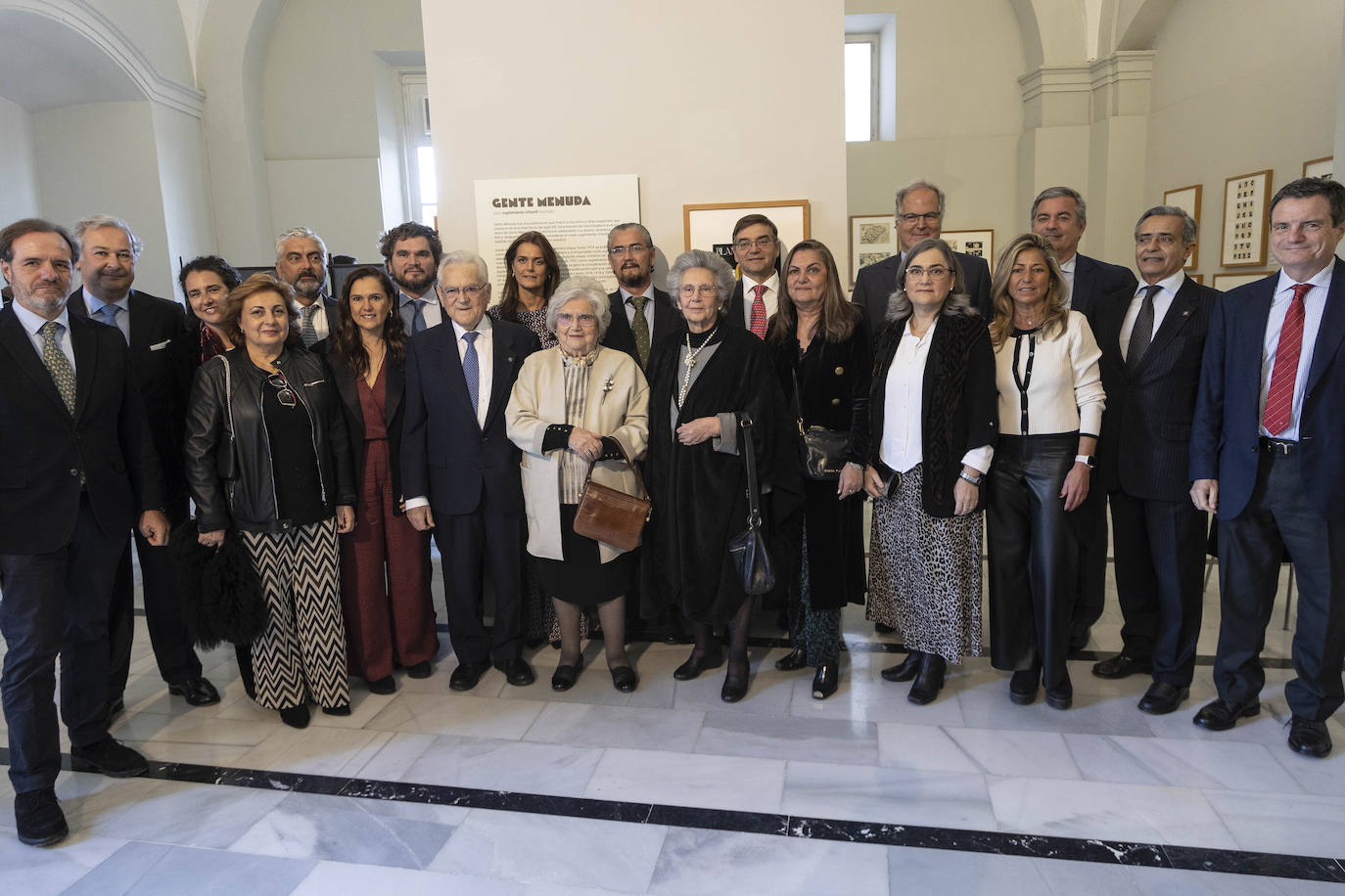 Familia del premiado Juan Cano Ruano 