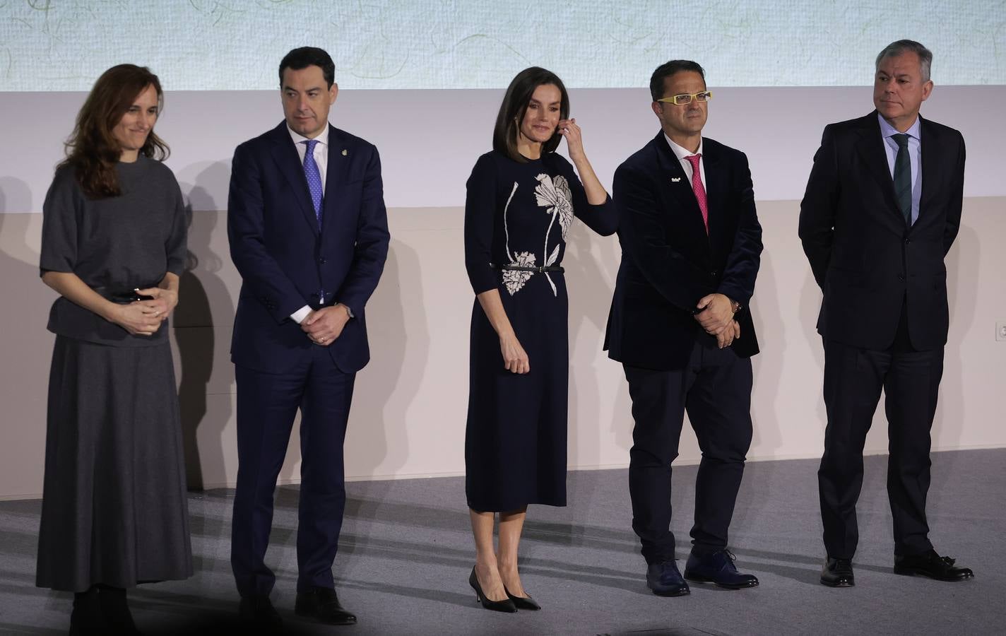 Momento del acto oficial al que ha asistido la Reina Doña Letizia, muy comprometida con la investigación de las enfermedades raras