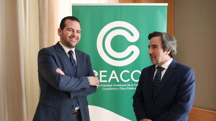 Carlos López y Arturo Coloma, presidente y gerente de Ceacop, respectivamente