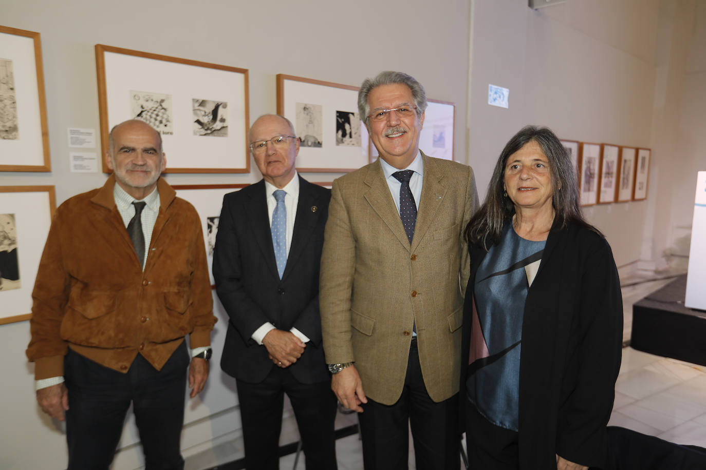 Francisco Vázquez, Ignacio Sánchez Mejías, Javier Vázquez y Lola Torres