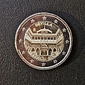 Esta es la moneda de dos euros dedicada a Sevilla y su Alcázar que circulará por Europa