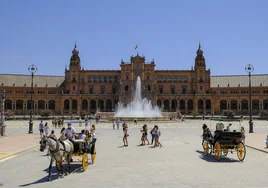 La conservación y vigilancia de la Plaza de España de Sevilla cuesta más de un millón de euros al año