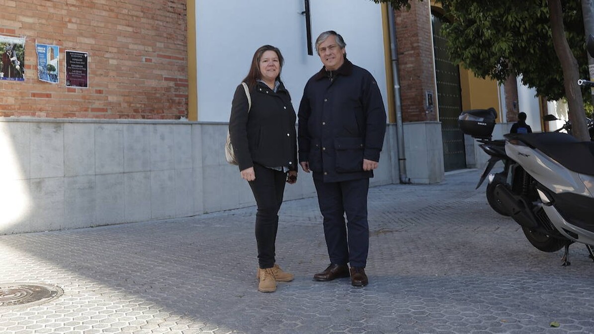 Ana Belén Boza y Rafael Ramírez, miembros de la Junta de Gobierno de la Hermandad de San José Obrero