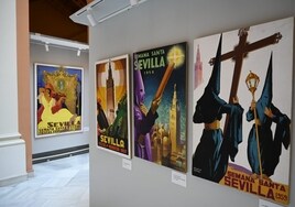 La colección de los carteles de las Fiestas de Primavera de Sevilla se muestra en el Ayuntamiento