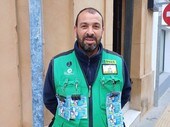 Jaime Romero, el vendedor de la ONCE que ha repartido los premios en Marchena
