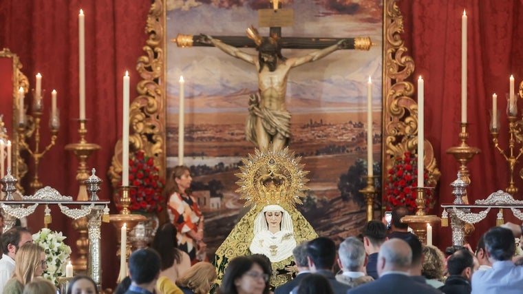 El Cristo del Buen Fin y la Virgen de la Palma