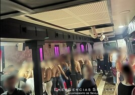 Desmantelan una fiesta 'chemsex' en una discoteca en el barrio sevillano de Santa Clara con jóvenes semidesnudos