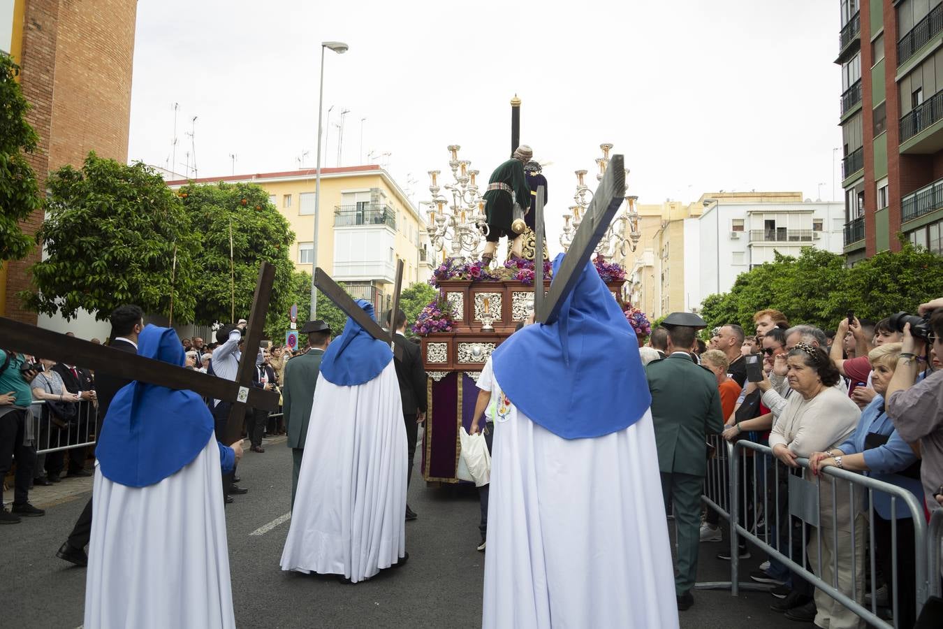 Salida de la hermandad de San José Obrero, este Sábado de Pasión