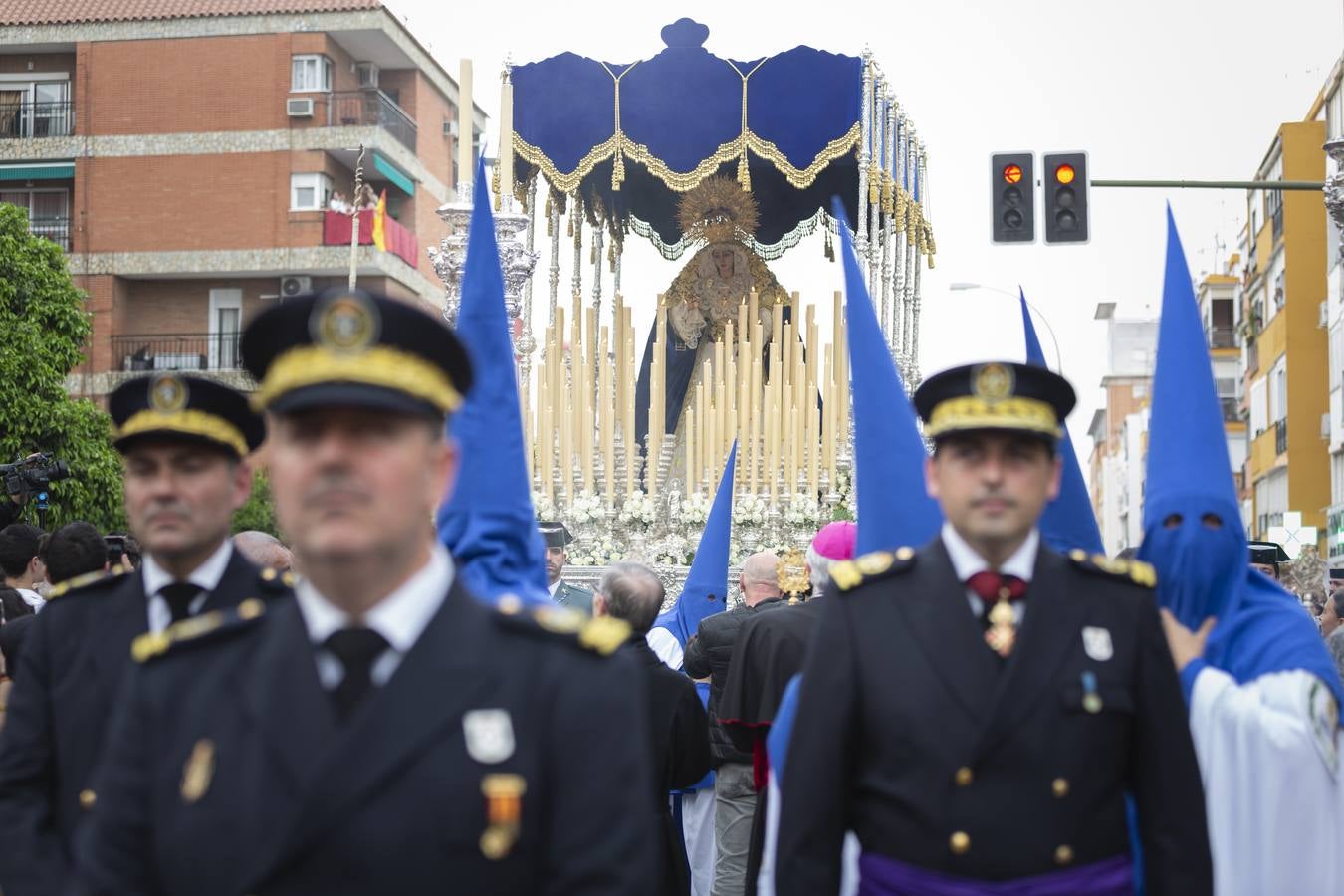 Salida de la hermandad de San José Obrero, este Sábado de Pasión
