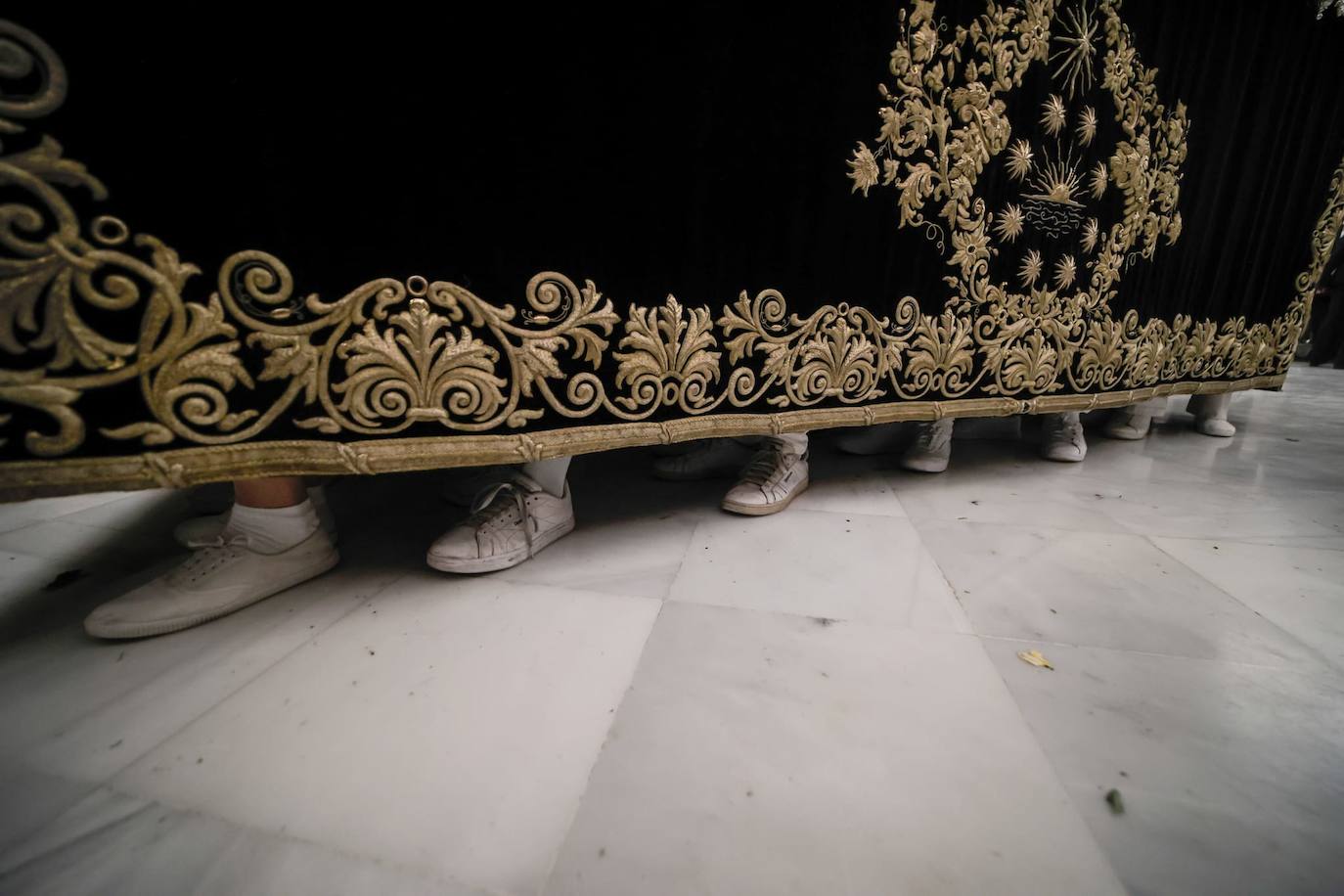 La hermandad de la Estrella no realiza su estación de penitencia debido a la lluvia