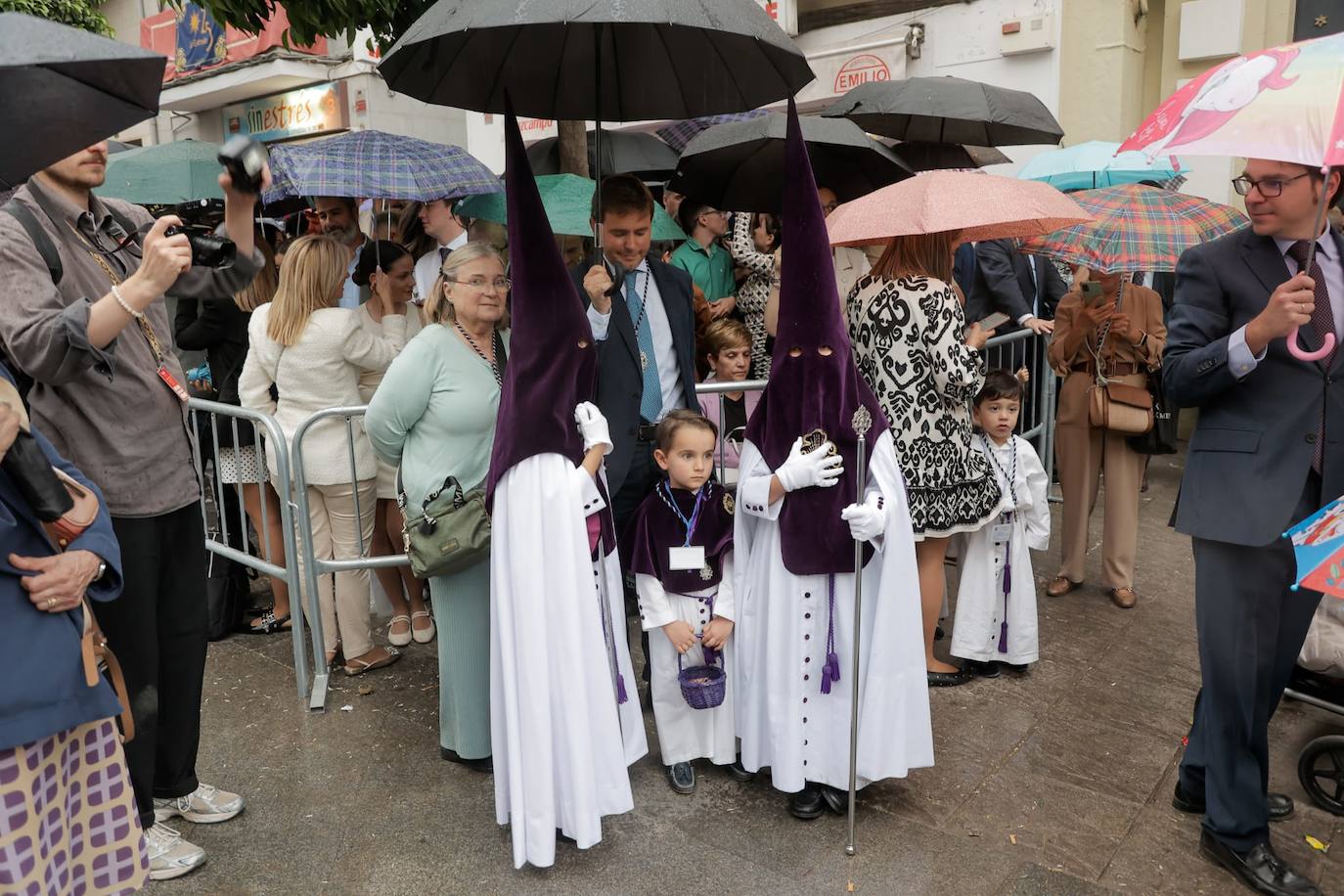La hermandad de la Estrella no realiza su estación de penitencia debido a la lluvia