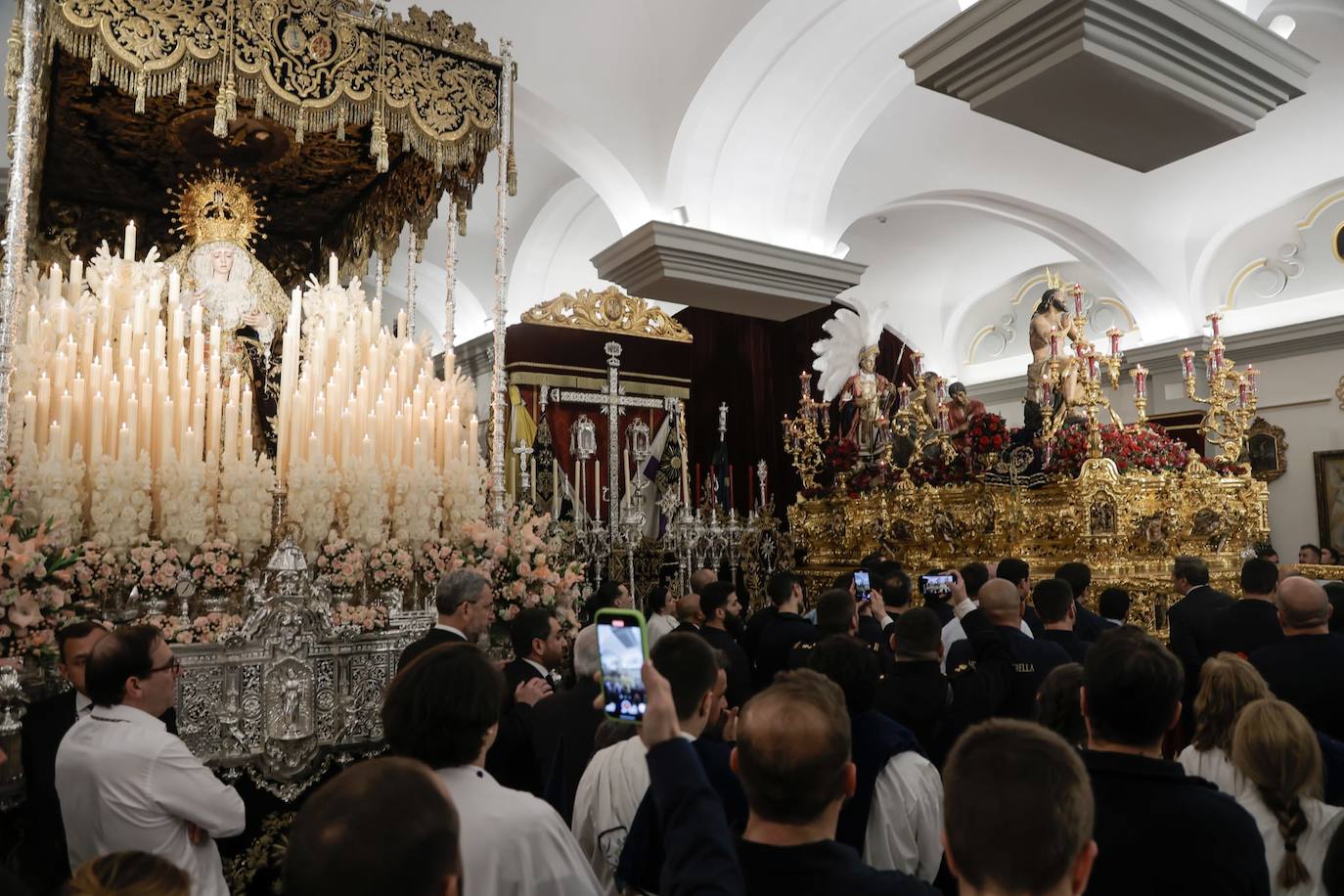 La hermandad de la Estrella no realiza su estación de penitencia debido a la lluvia