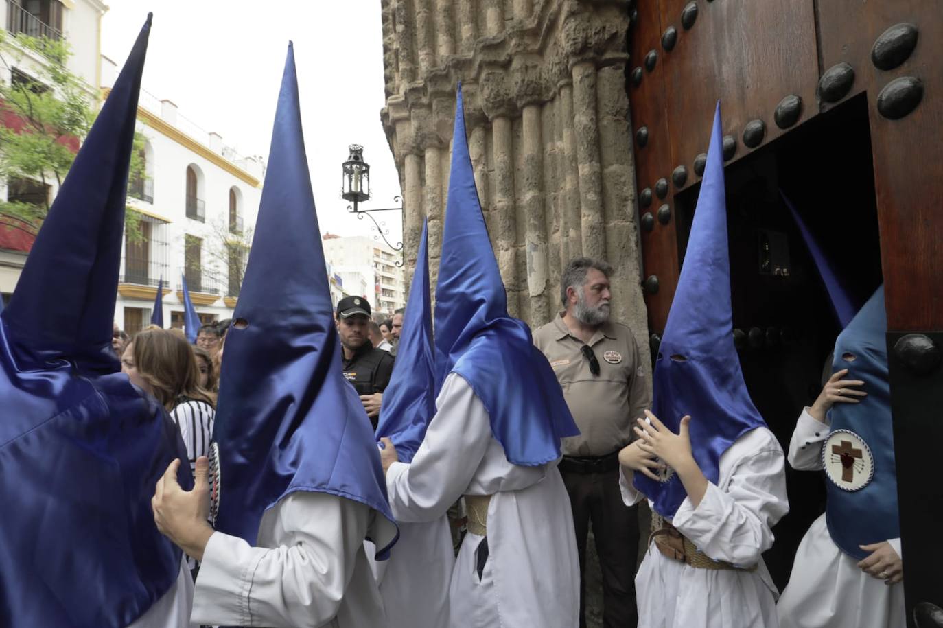 La hermandad de la Hiniesta no ha podido realizar su esperada estación de penitencia este Domingo de Ramos