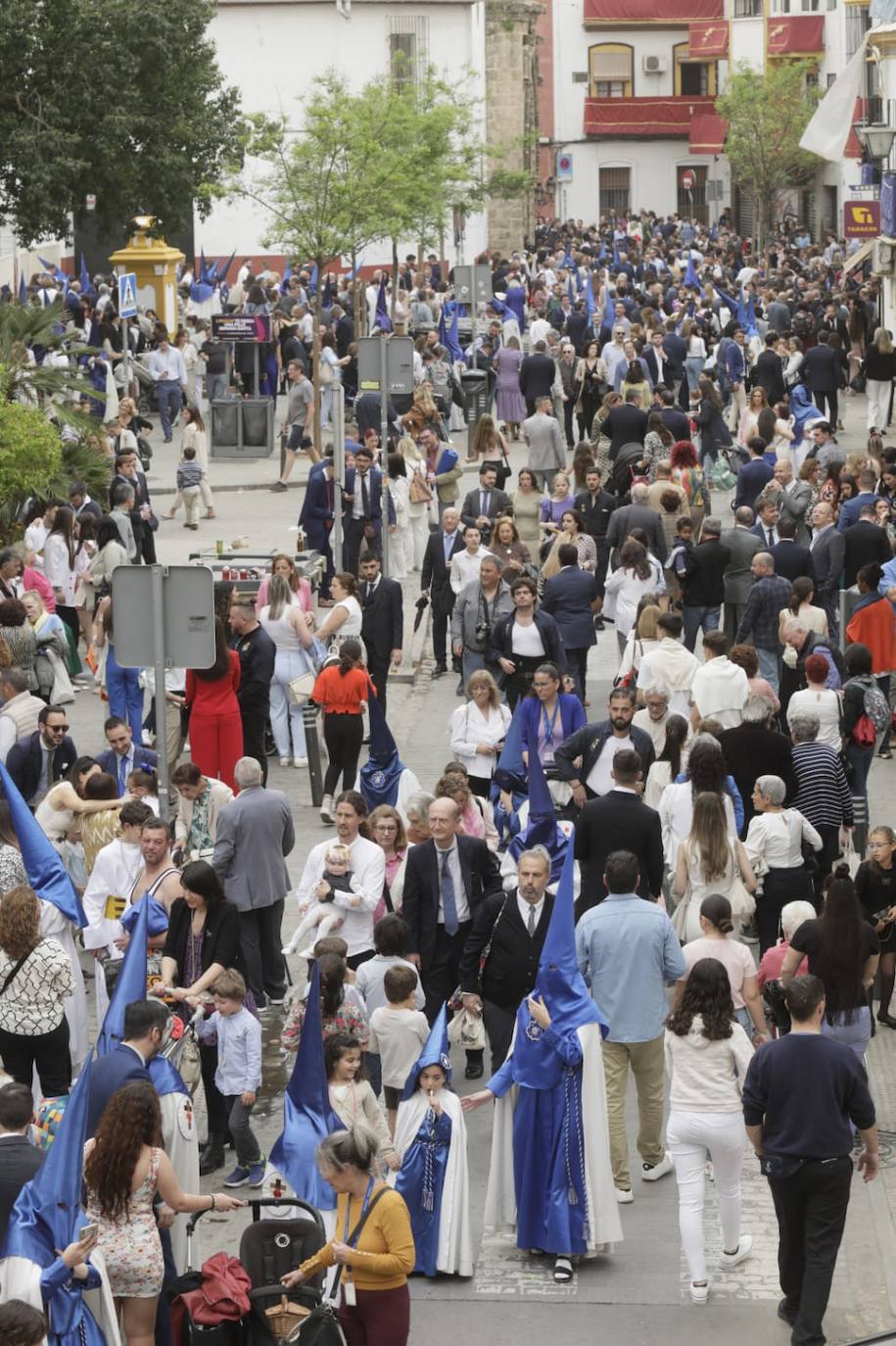 La hermandad de la Hiniesta no ha podido realizar su esperada estación de penitencia este Domingo de Ramos