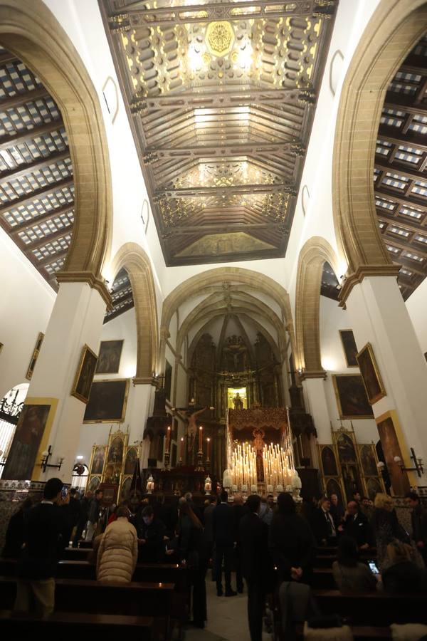 La hermandad del Cristo de Burgos no ha podido realizar su estación de penitencia en la Semana Santa de Sevilla 2024