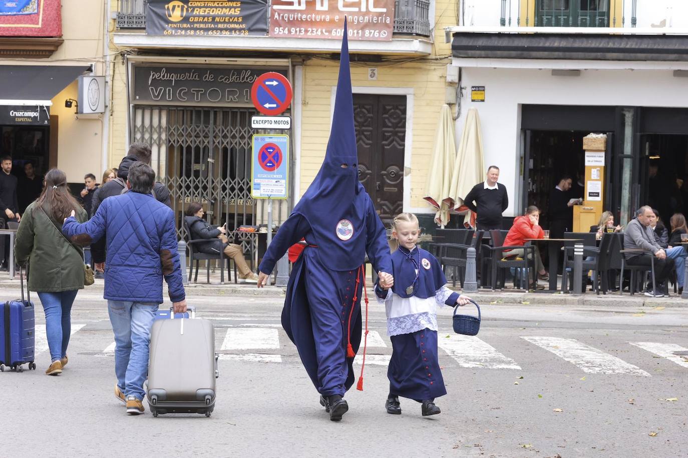 Se suspende la estación de penitencia de la hermandad del Baratillo debido a la lluvia