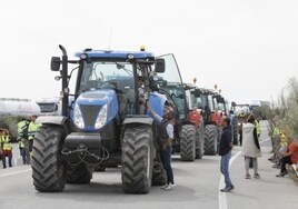 Tramitadas en Andalucía más de 500 multas de hasta 1.000 euros a agricultores por las protestas