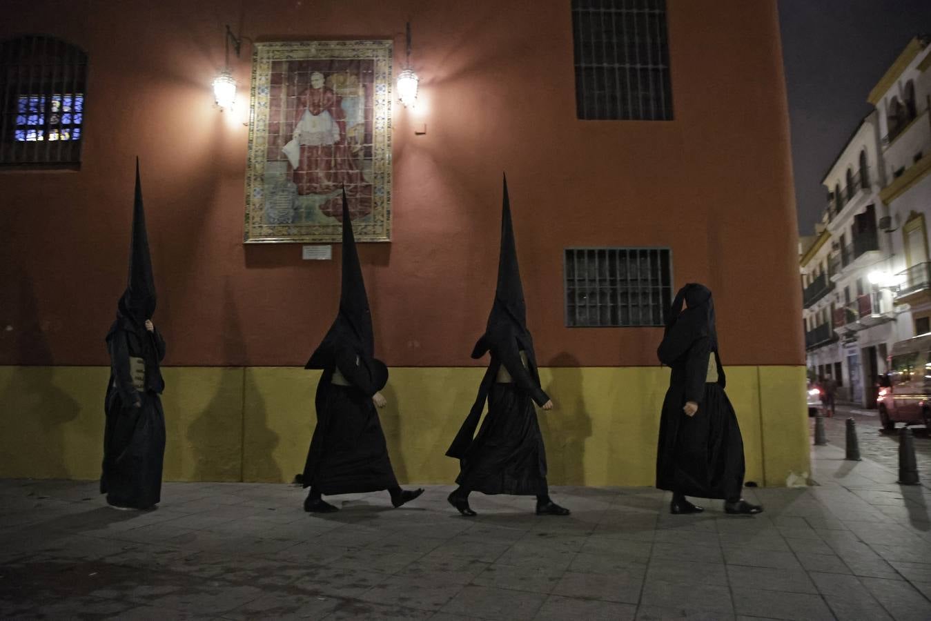 La hermandad del Gran Poder no pudo realizar su estación de penitencia a la Catedral en 2024 por la lluvia