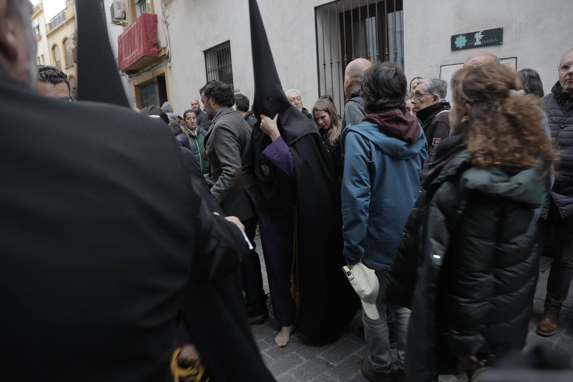 Otra de las hermandades del Viernes Santo que no pudo realizar su estación de penitencia fue la Sagrada Mortaja