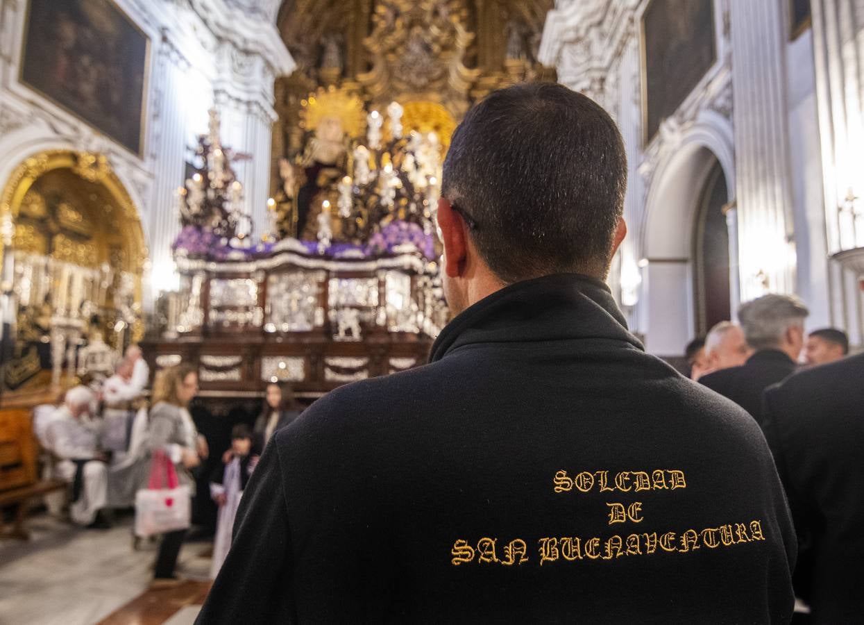 La Soledad de San Buenaventura no pudo salir a las calles de Sevilla en el Viernes Santo de 2024