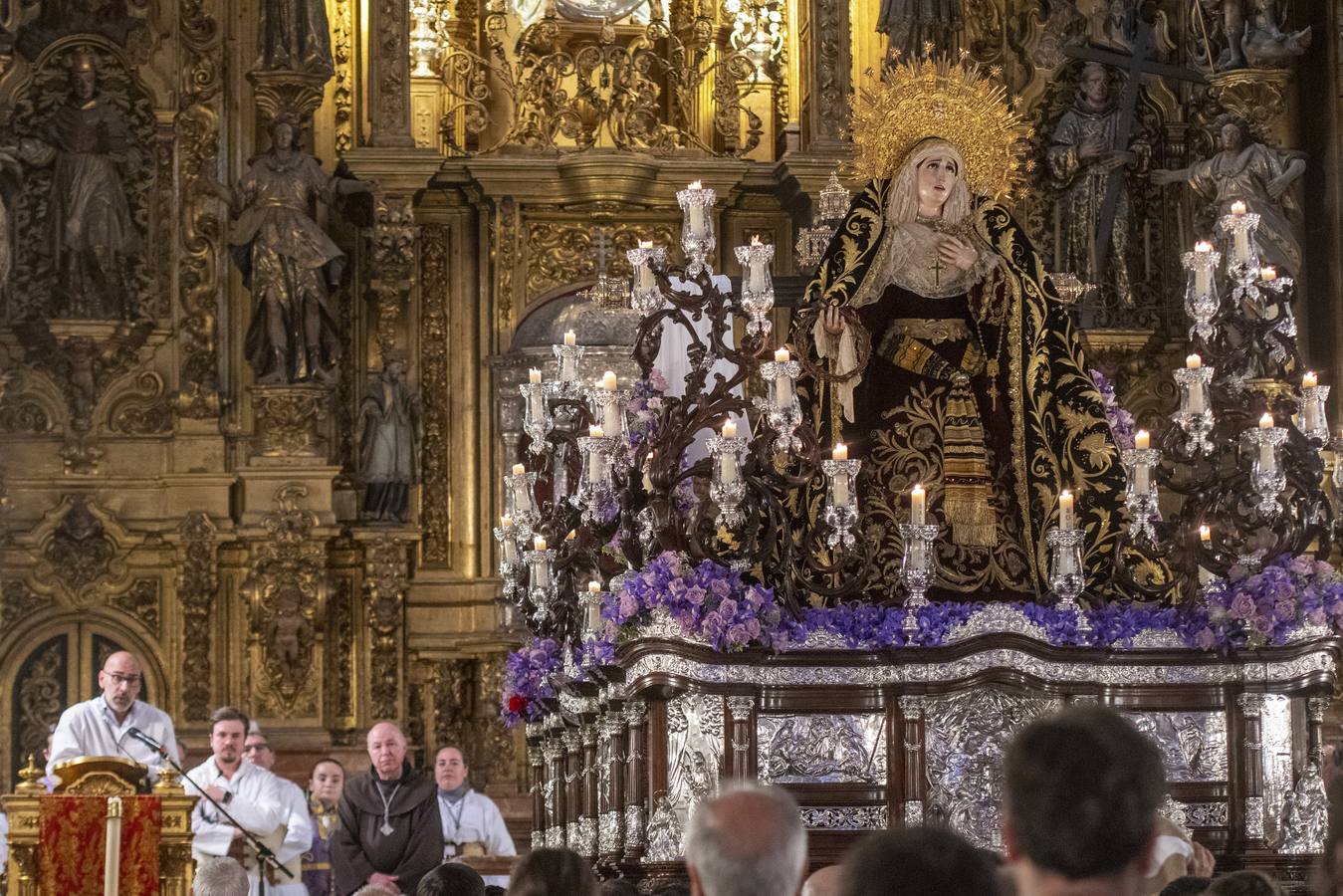 La Soledad de San Buenaventura no pudo salir a las calles de Sevilla en el Viernes Santo de 2024