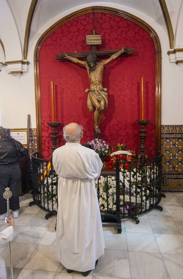 La Soledad de San Buenaventura no pudo salir a las calles de Sevilla en el Viernes Santo de 2024