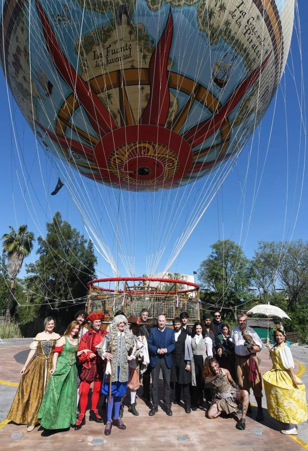 Un momento de la presentación a los medios de la nueva programación de Isla Mágica para la temporada 2024