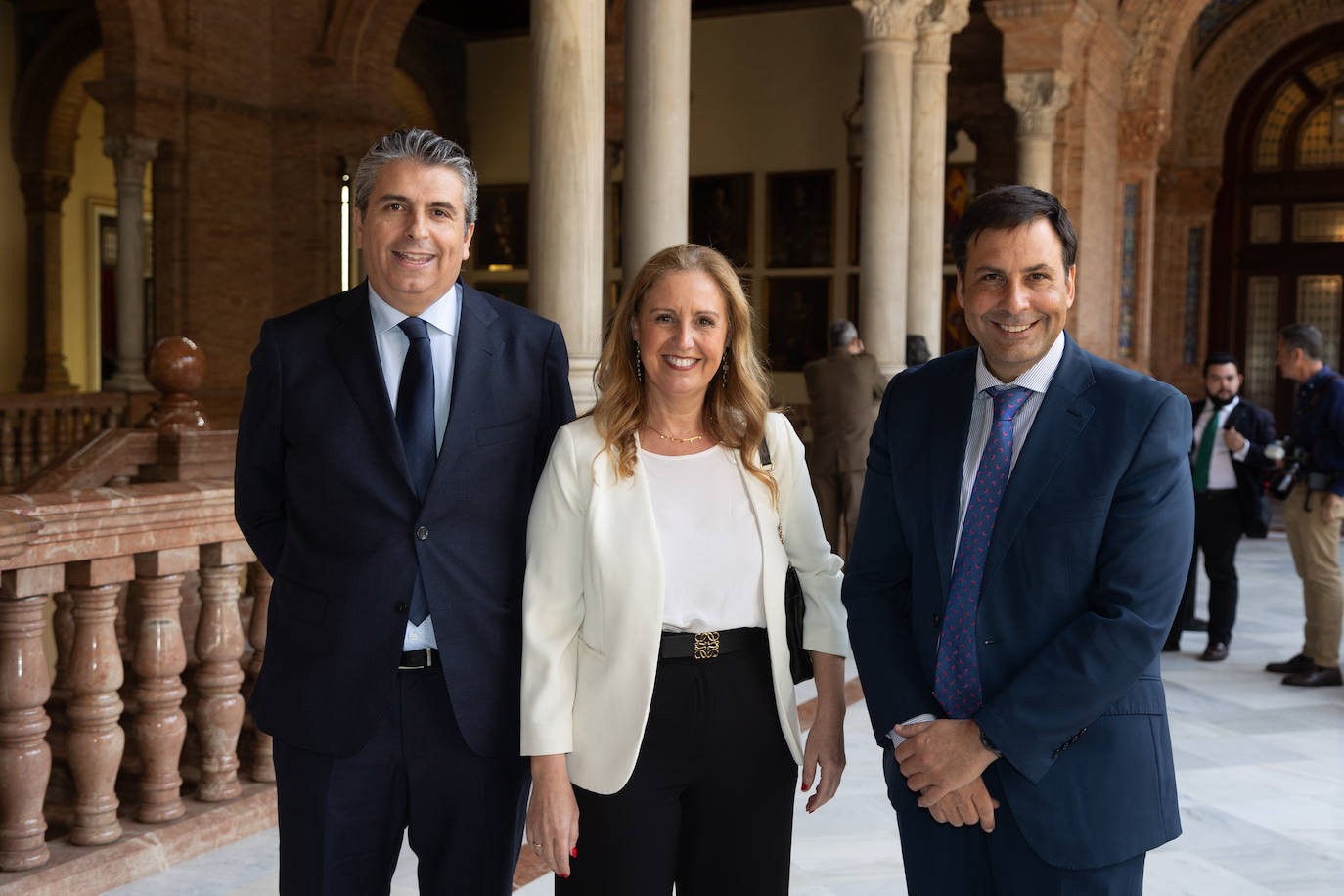 Antonio García Preciados, Rocío del Castillo y Alberto Luna