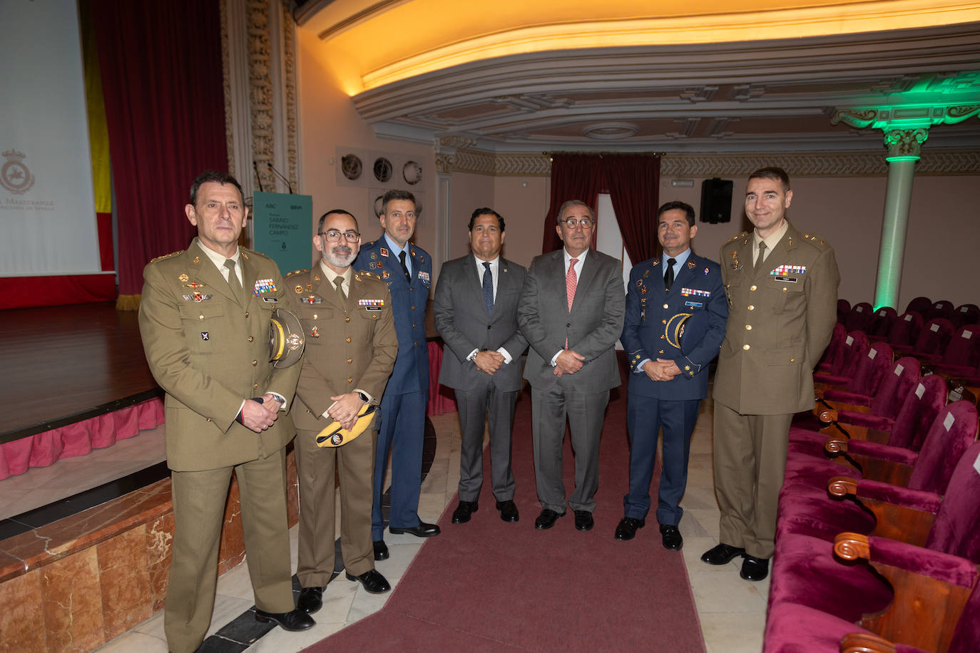  Ignacio Rosales, José Alberto Gallego, Jose Antonio Pereira, David Ortega, Juan Gómez de Salazar y Juan José Arbolí, y Luis Moro