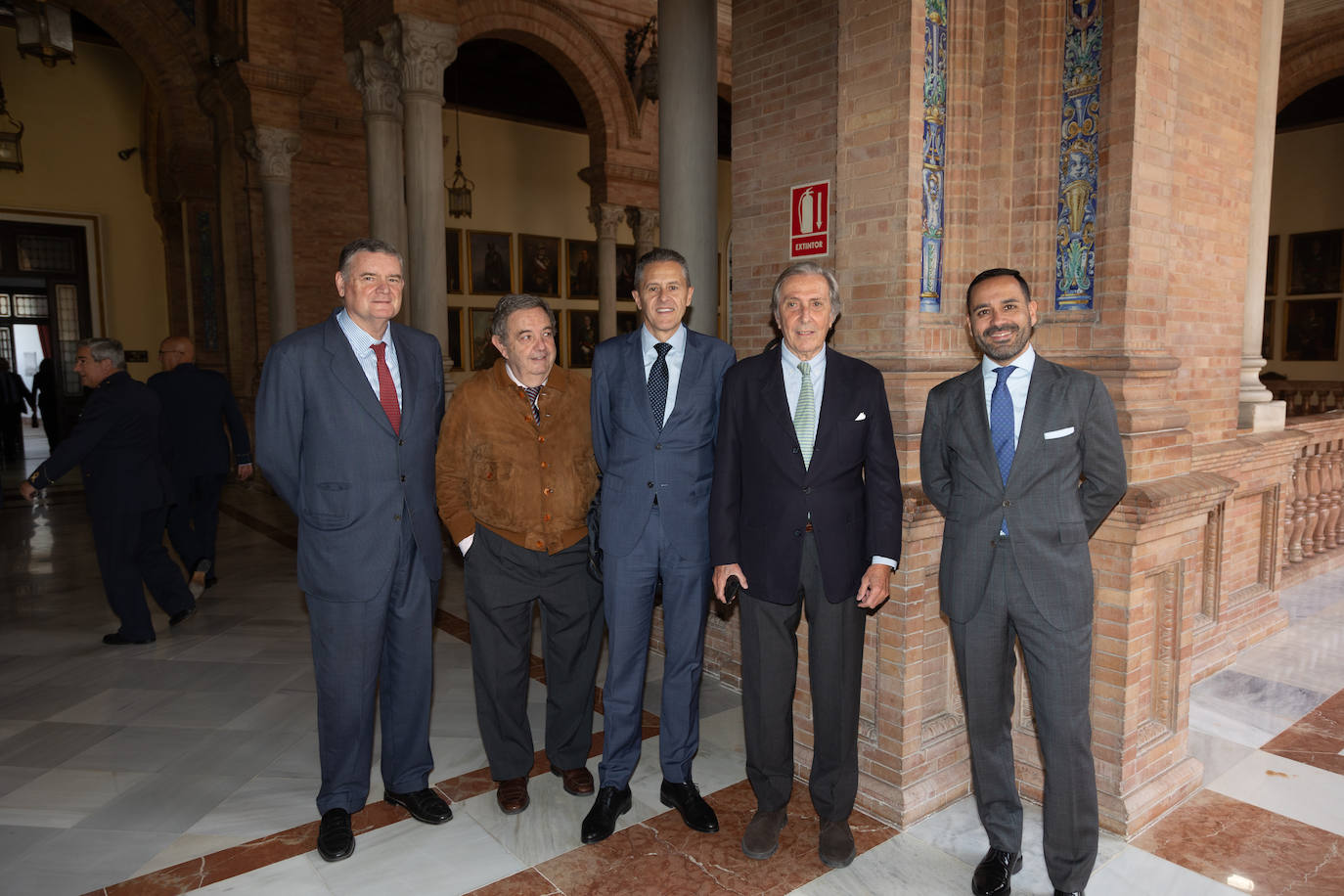 Fernando Guimera, Antonio García, Luis Valdenebro, Miguel Ángel Chinchilla y Alberto Barrios