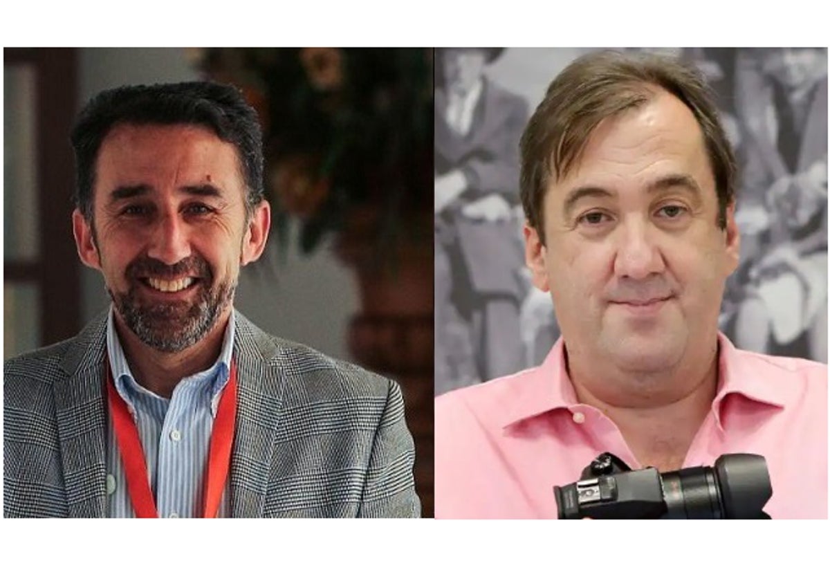 Pepe Gómez Palas y Juan Manuel Serrano