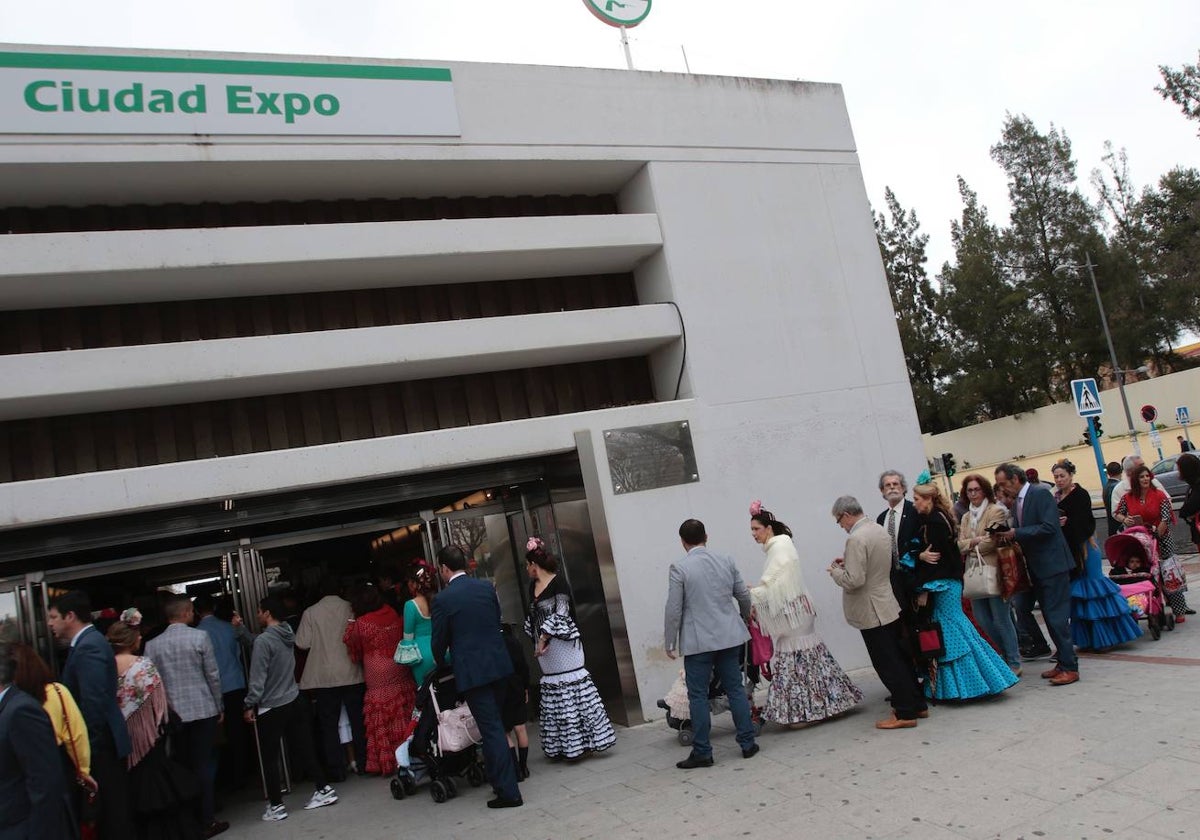 Imagen de archivo de la estación Ciudad Expo en la Feria de Abril