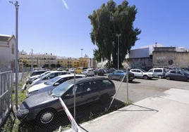 Estado actual del aparcamiento para residentes de los Jardines del Valle