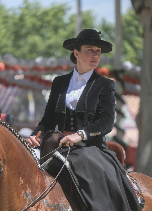 Ambiente en el real durante el domingo de Feria