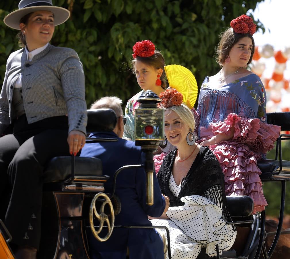 Ambiente en el real durante el domingo de Feria