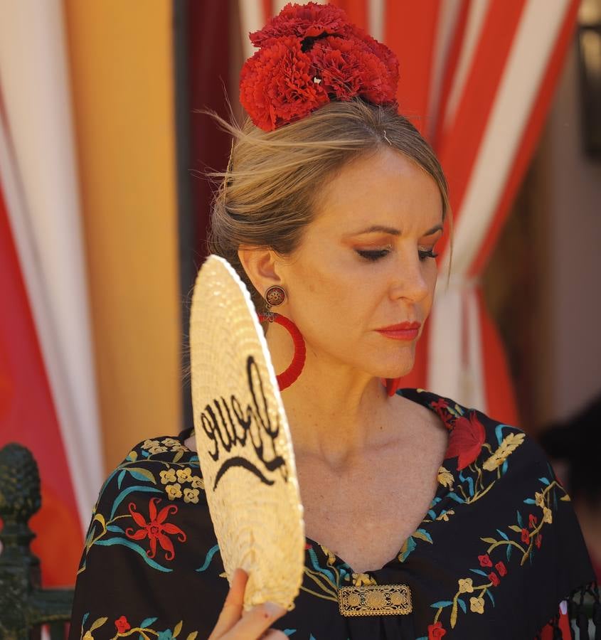 Ambiente en el real durante el domingo de Feria