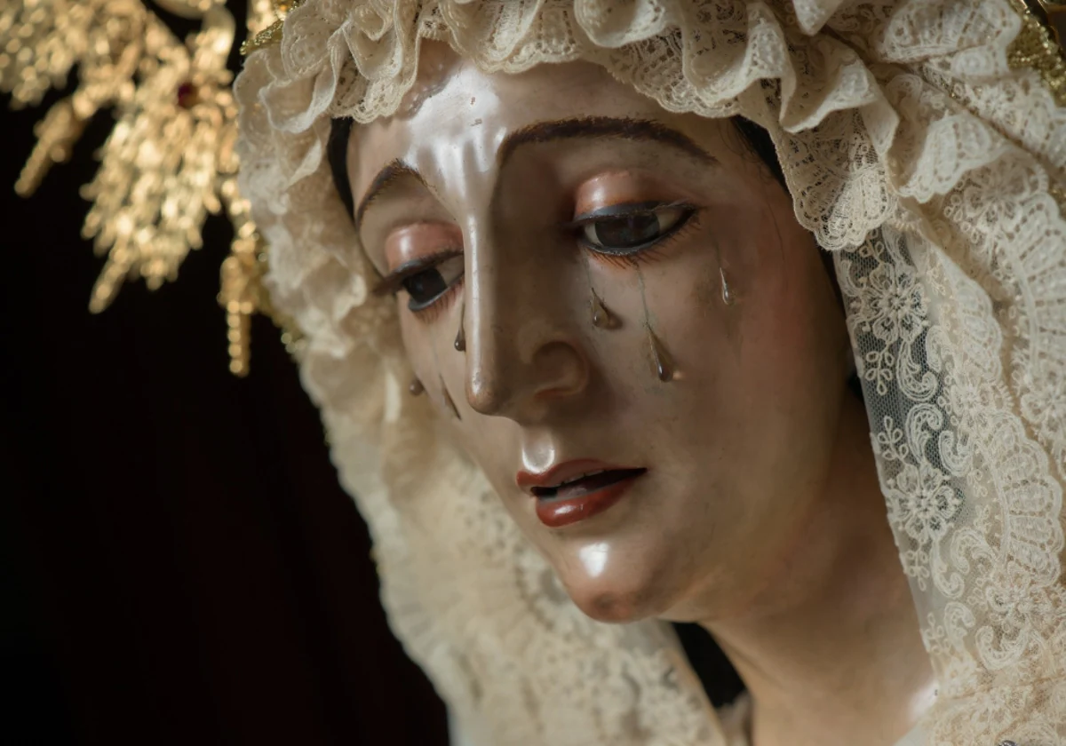 La Virgen de la Amargura de Jerez de la Frontera, una de las imágenes participantes en la procesión