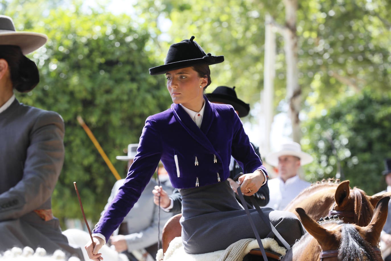 Ambiente durante el martes en la Feria de Sevilla de 2024