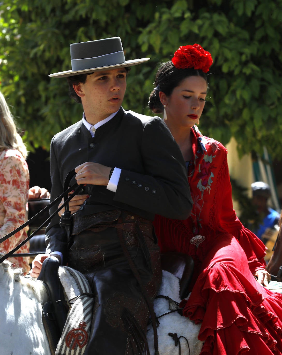 Ambiente durante el martes en la Feria de Sevilla de 2024