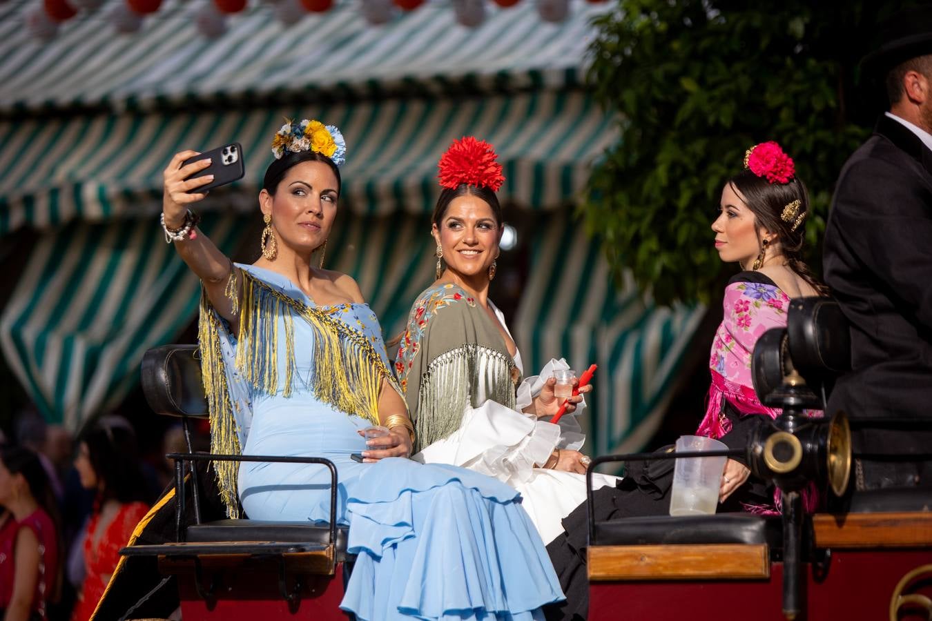 Ambiente en el real durante el miércoles de la Feria de Abril 2024