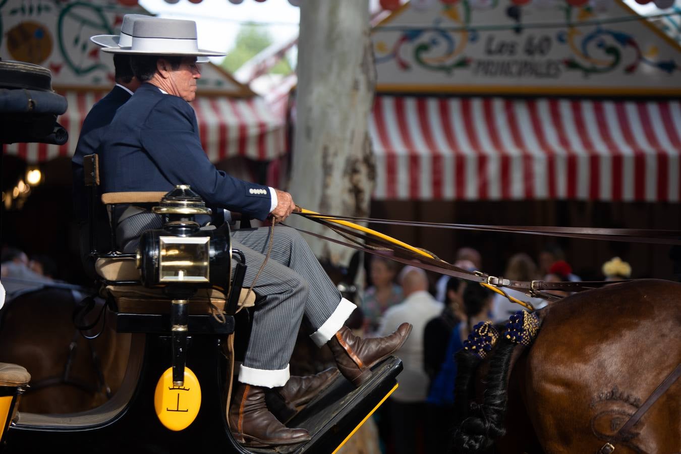 Ambiente en el real durante el miércoles de la Feria de Abril 2024