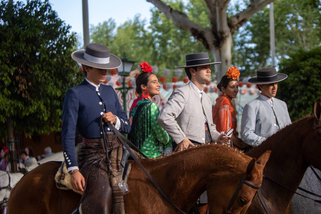 Ambiente en el real durante el miércoles de la Feria de Abril 2024