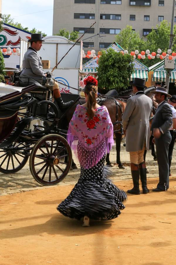 Ambiente en el real durante el miércoles de la Feria de Abril 2024