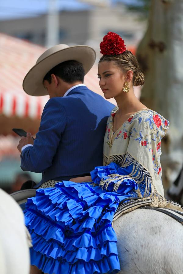 Ambiente en el real durante el miércoles de la Feria de Abril 2024