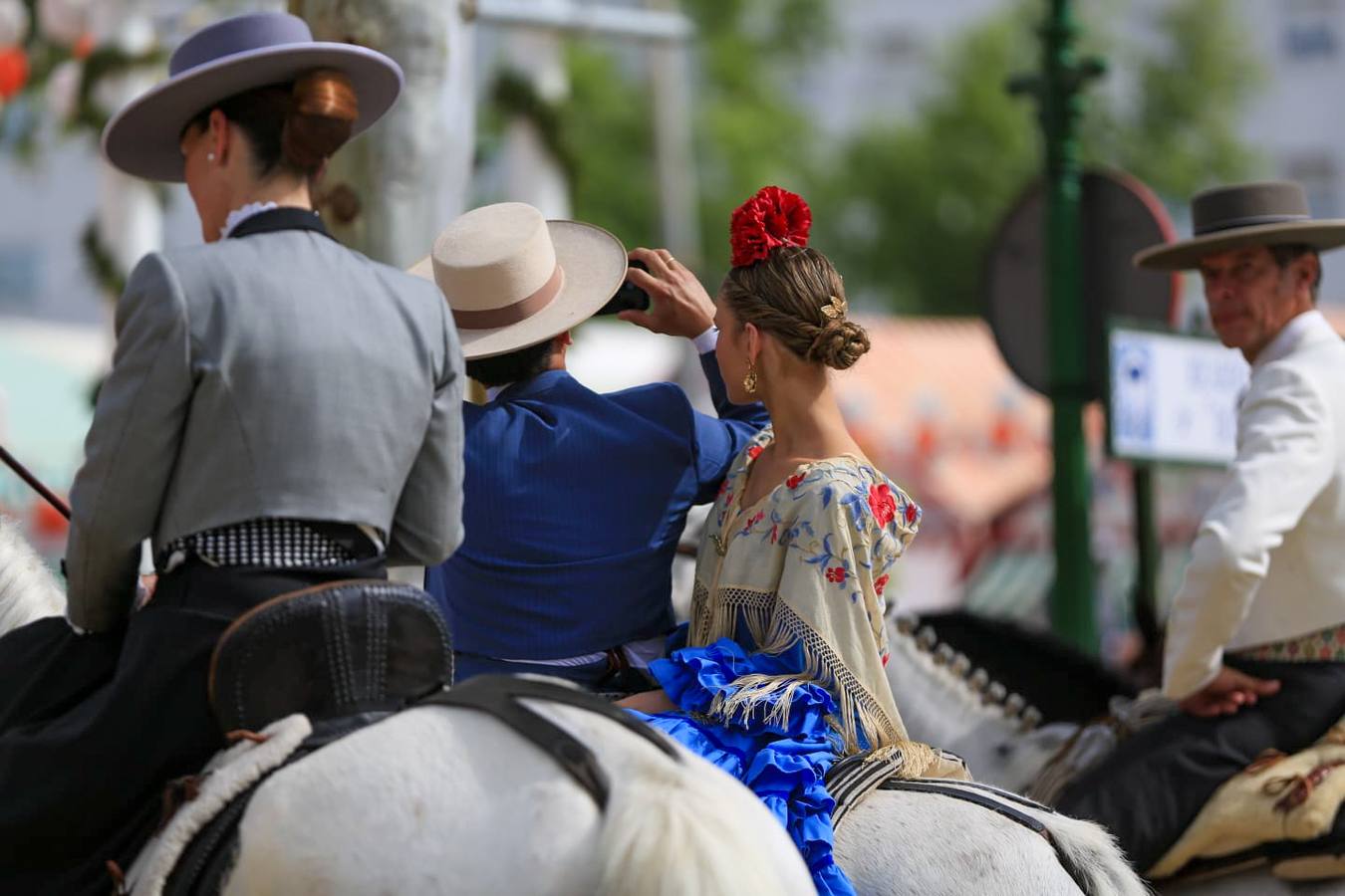Ambiente en el real durante el miércoles de la Feria de Abril 2024