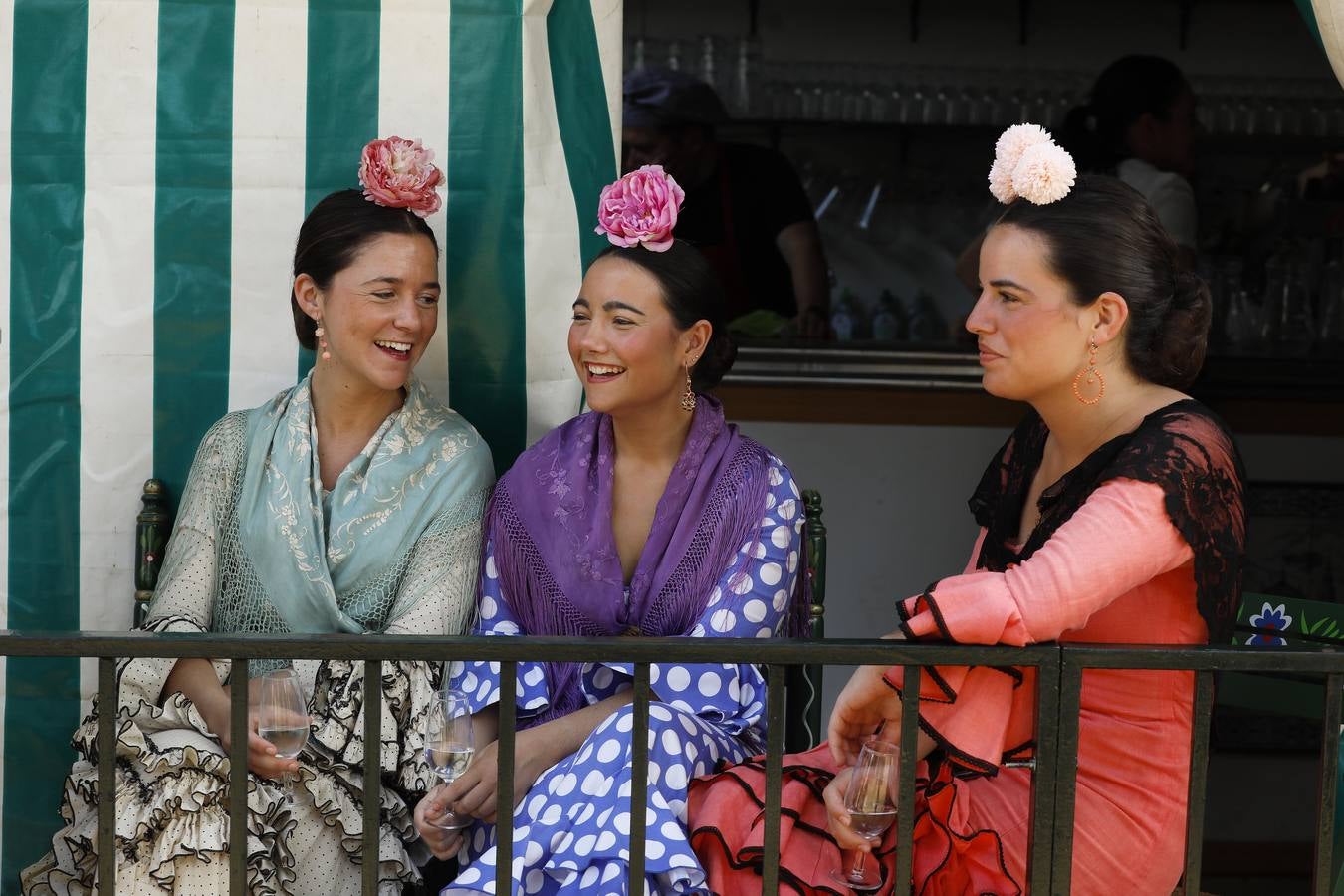 Ambiente en el real durante el miércoles de la Feria de Abril 2024