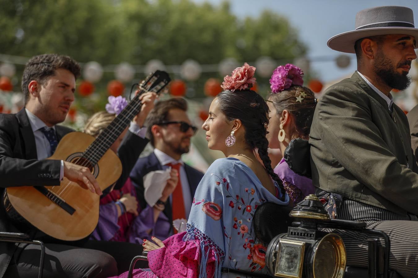 Ambiente en el real durante el miércoles de la Feria de Abril 2024