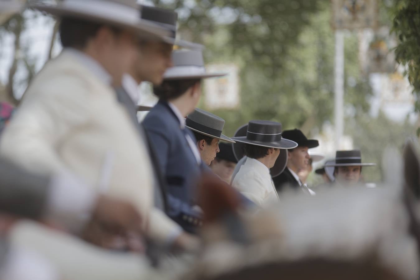 Gran ambiente en las calles del real este jueves de Feria