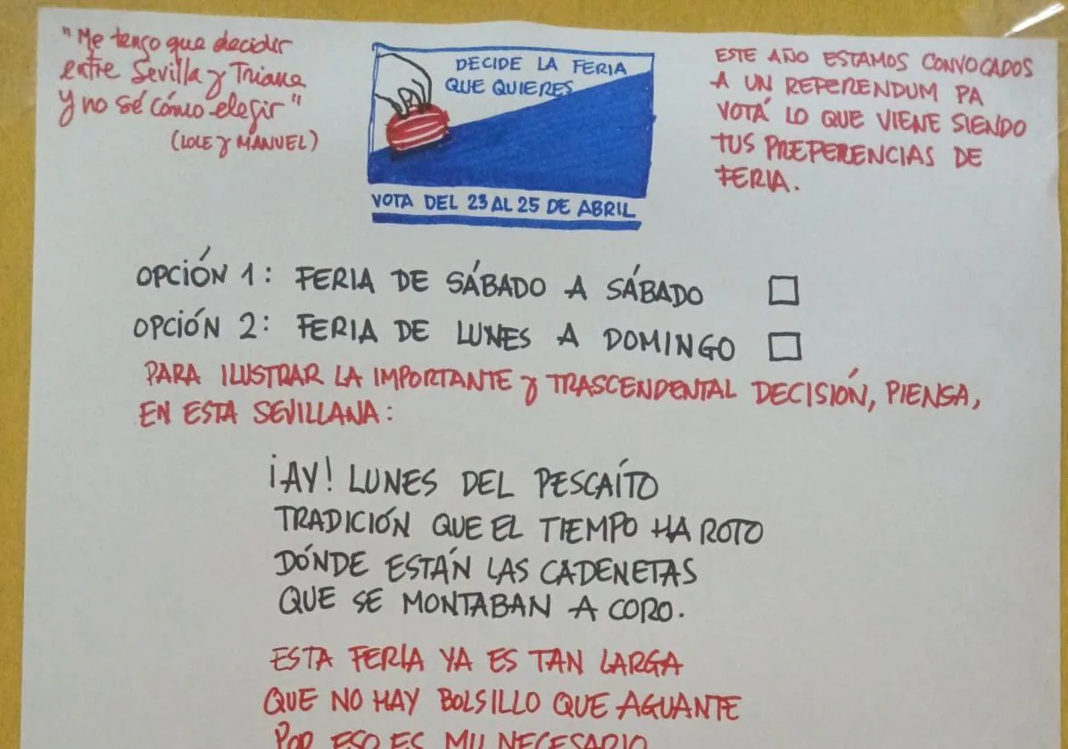 Los divertidos carteles que mezclan la actualidad con la Feria de Abril de  Sevilla en una