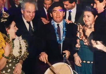 El día que a Maradona le montaron su propia Feria de Abril de Sevilla